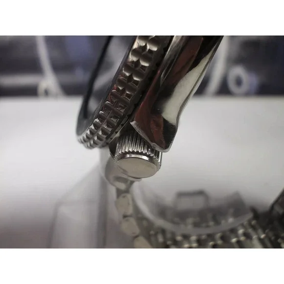Seiko Silver and Black Men's Watch